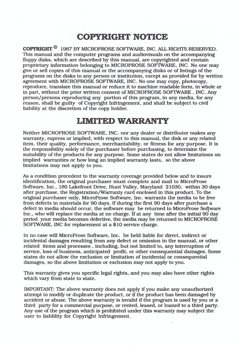 Airborne Ranger manual page 40