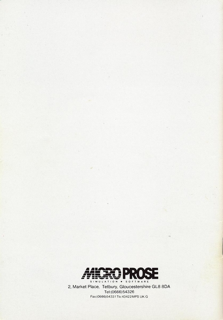 Airborne Ranger manual back cover