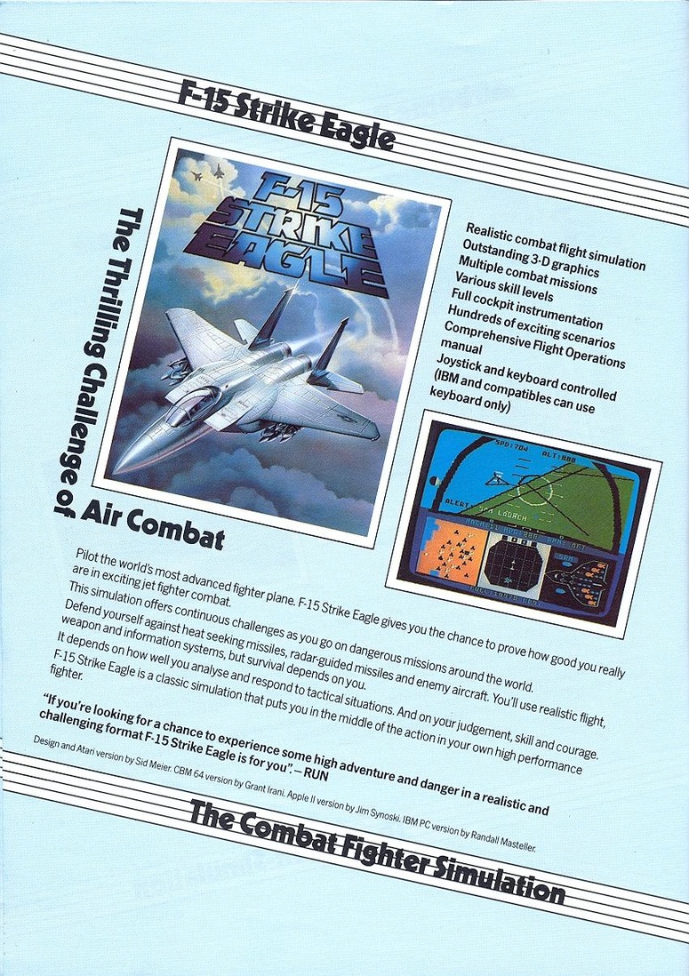 Airborne Ranger microprose catalogue page 7