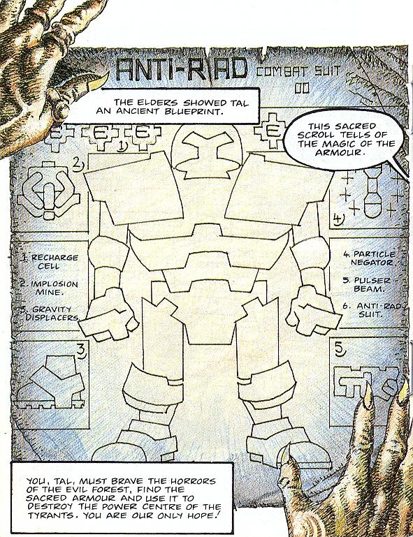 The Sacred Armour of Antiriad comic page 16