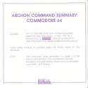 Archon Command Summary Page 1