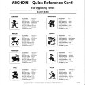 Archon Quick Reference Card - Dark Side