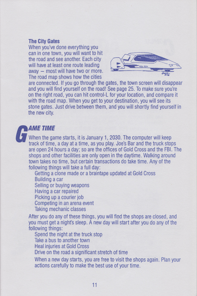 Autoduel manual page 11