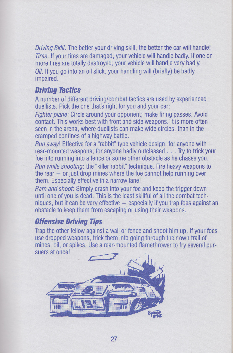 Autoduel manual page 27