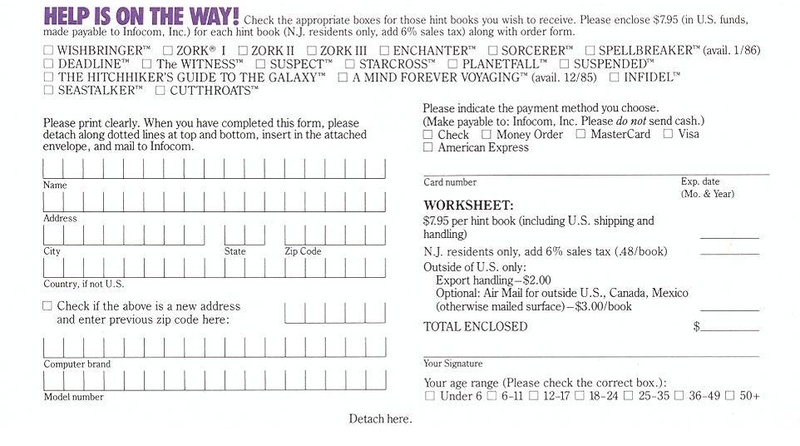 Ballyhoo hint request page 4