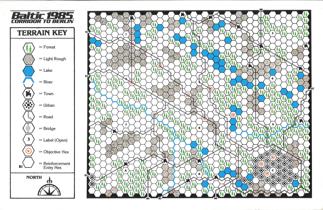 Baltic 1985: Corridor To Berlin terrain key