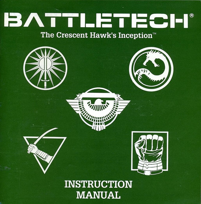 Battletech manual front cover