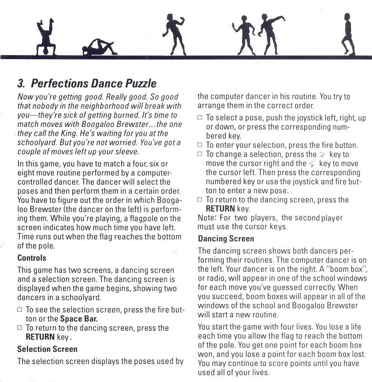 BREAKDANCE Manual Page 3 