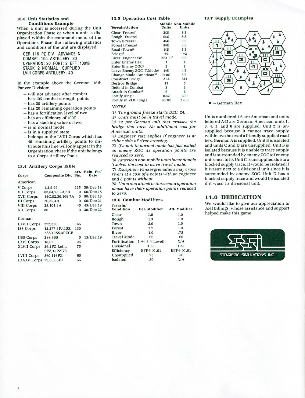 Breakthrough in the Ardennes manual page 7