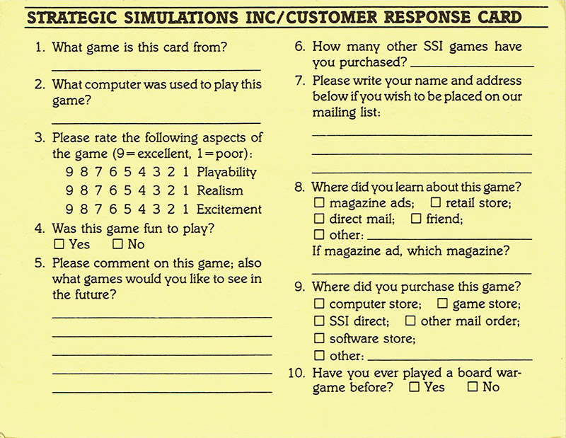 Breakthrough in the Ardennes Response card back