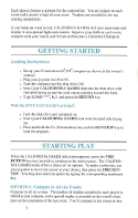 California Games Manual Page 2