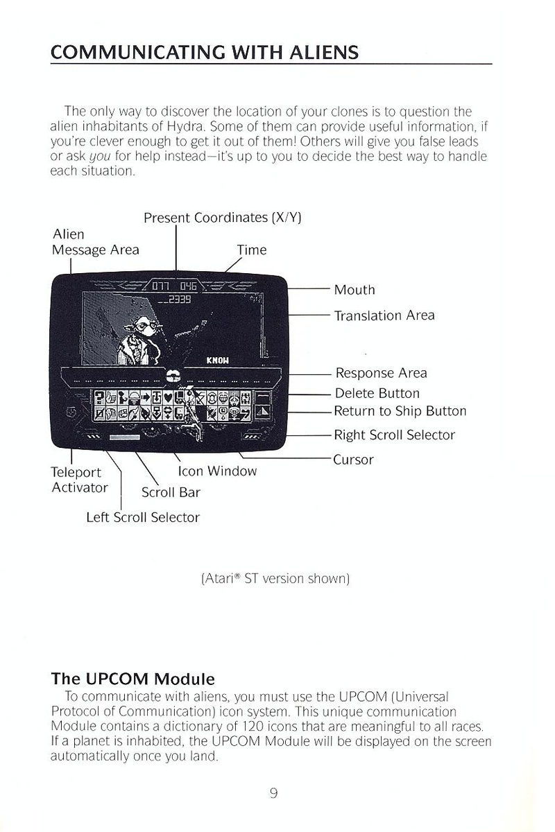 Captain Blood manual page 9