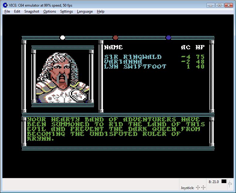 Champions of Krynn screen shot 2