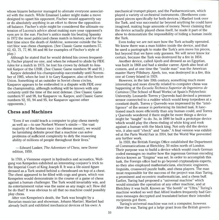 The Chessmaster 2000 manual page 10