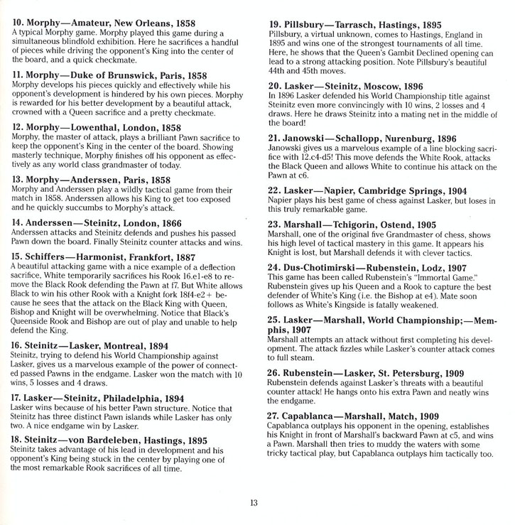 The Chessmaster 2000 manual page 13