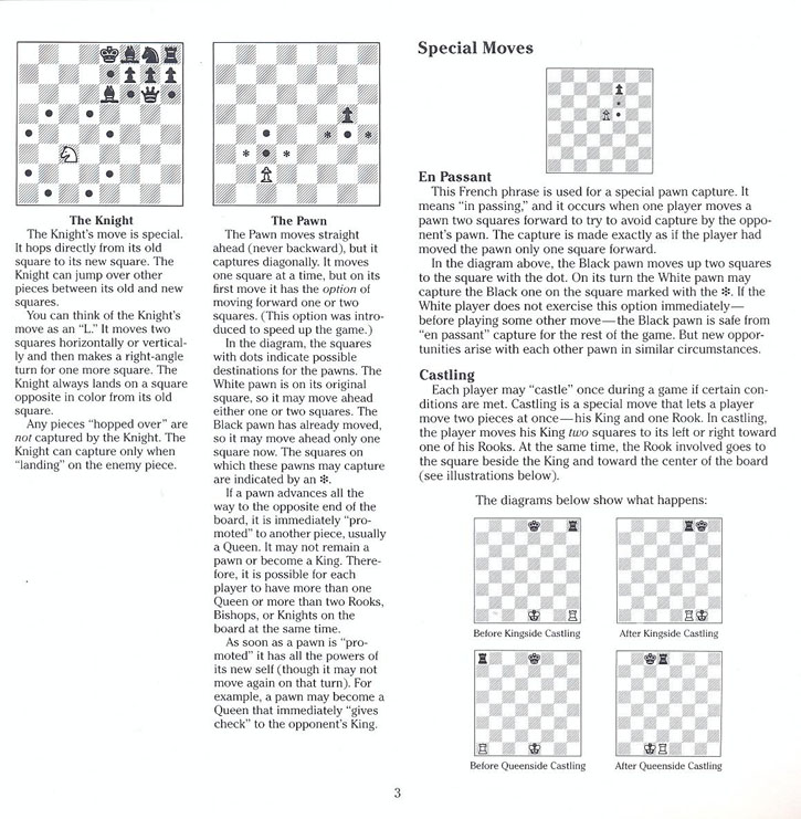 The Chessmaster 2000 manual page 3