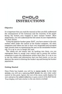 Cholo manual page 1