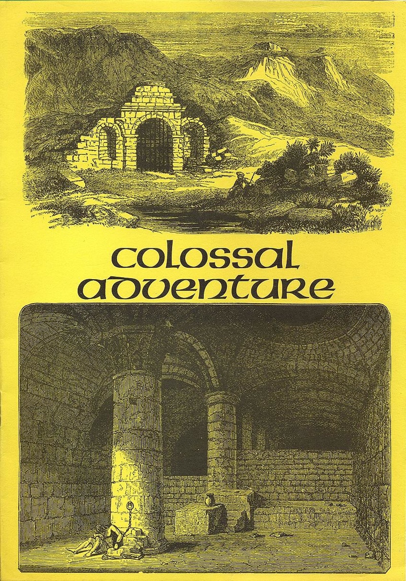 Colossal Adventure manual front cover