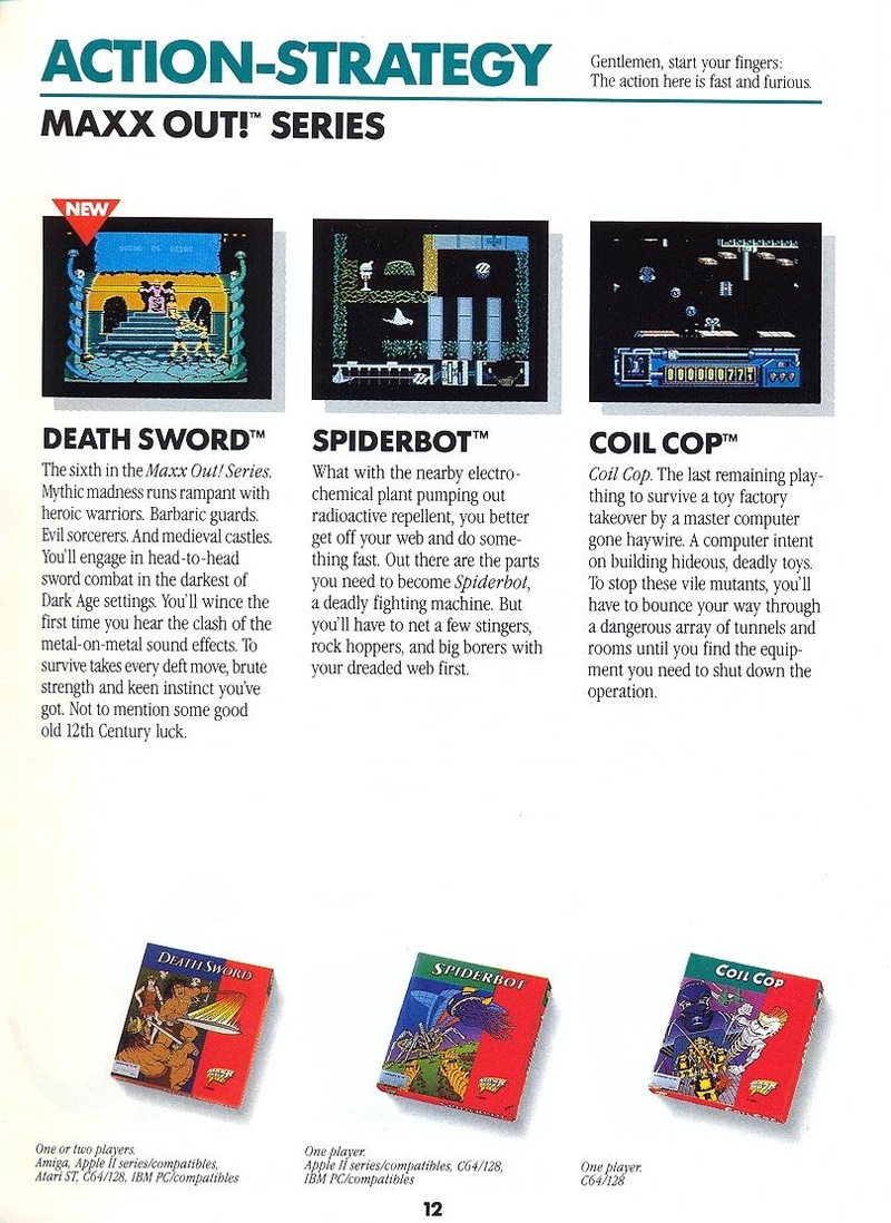 Death Sword catalog page 12