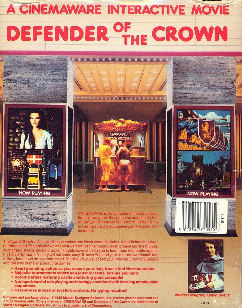 Defender of the Crown box back