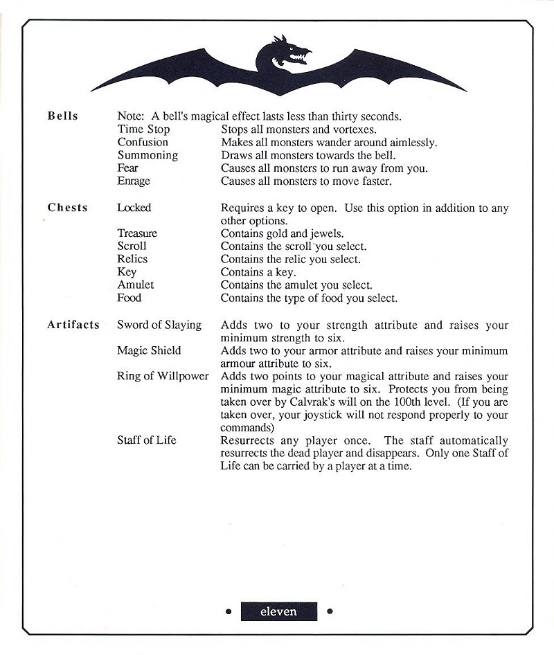 Demon Stalkers manual page 11
