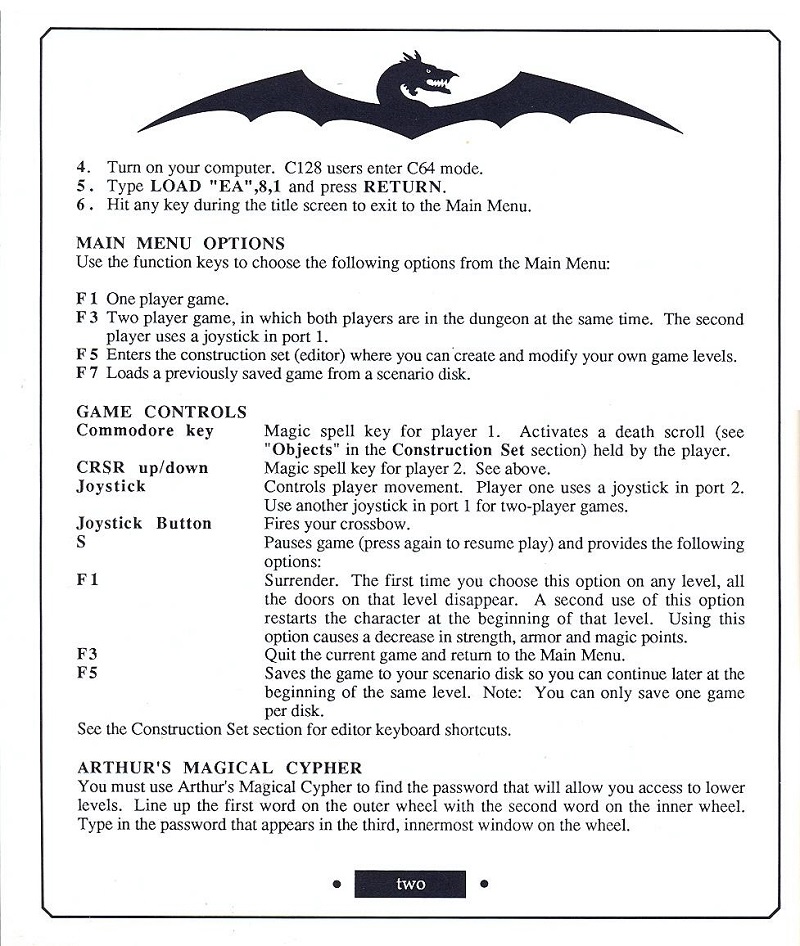 Demon Stalkers manual page 2