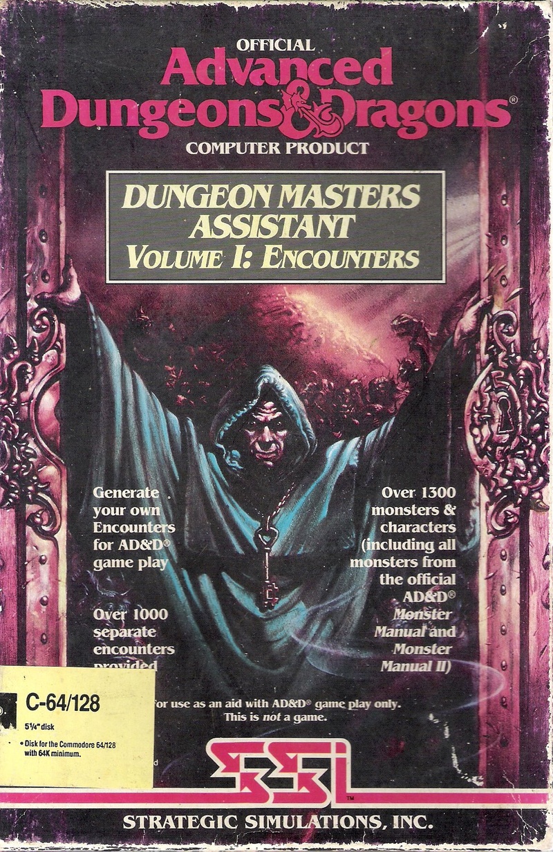 Dungeon Masters Assistant Volume I: Encounters box front