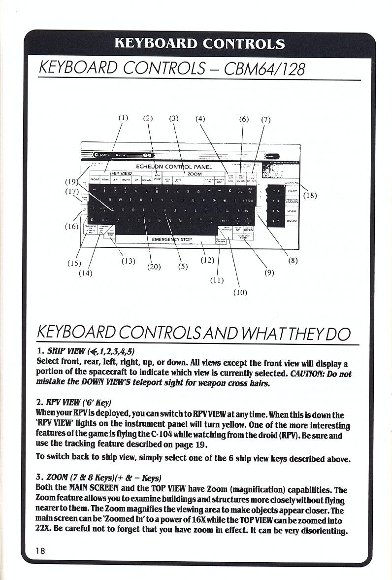 Echelon manual page 18