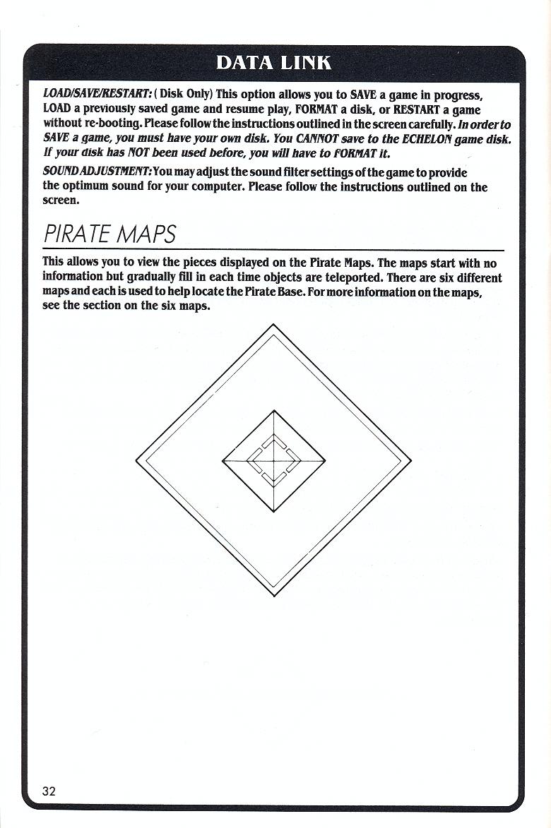 Echelon manual page 32