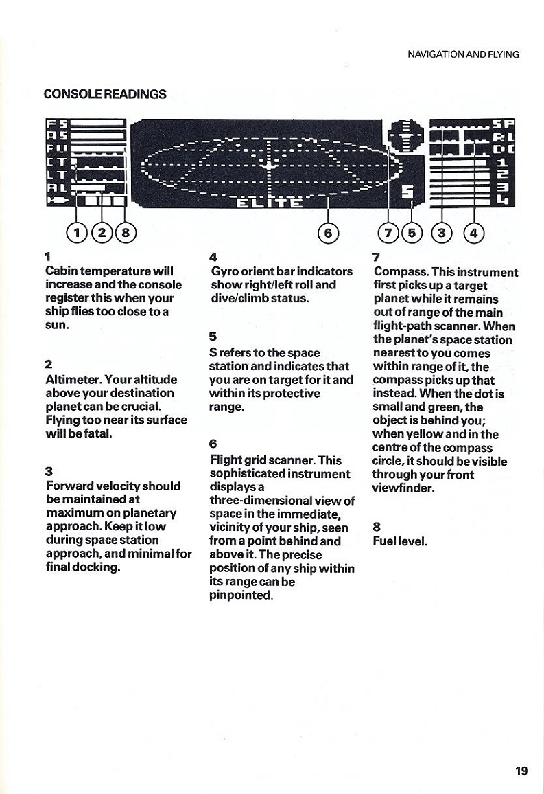 Elite Space Traders Flight Training Manual page 19