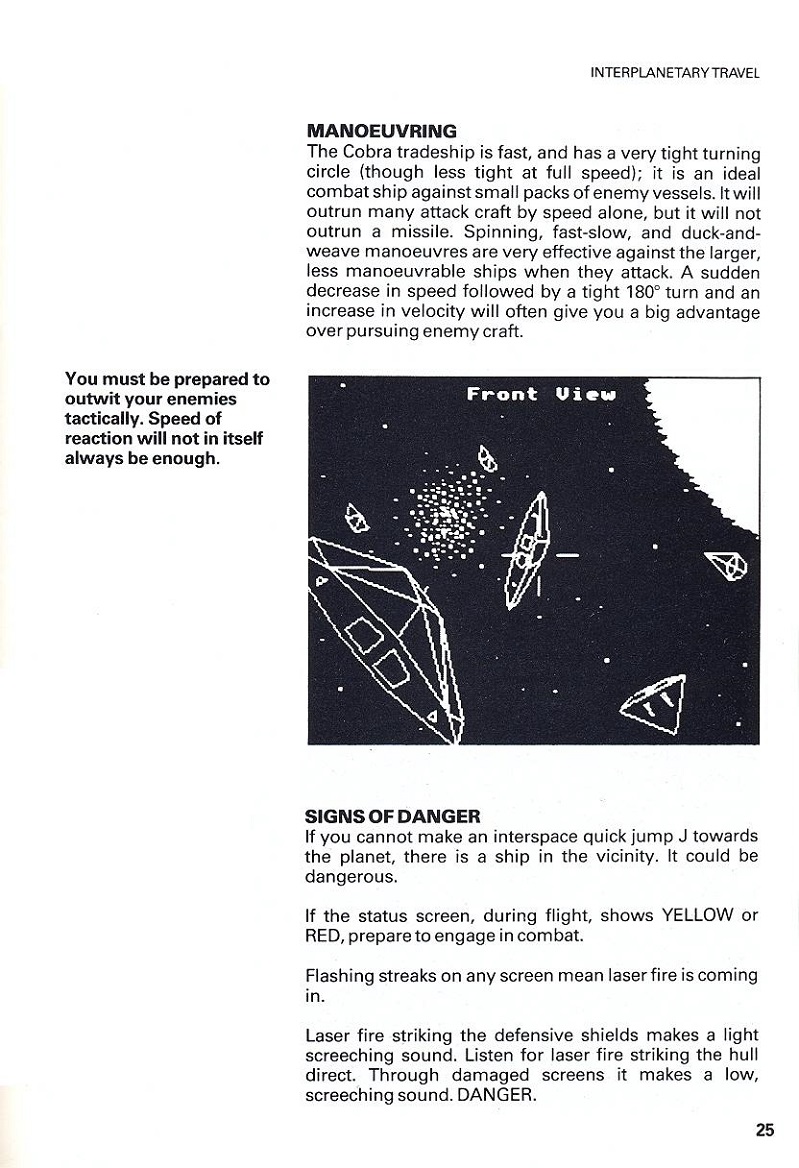 Elite Space Traders Flight Training Manual page 25