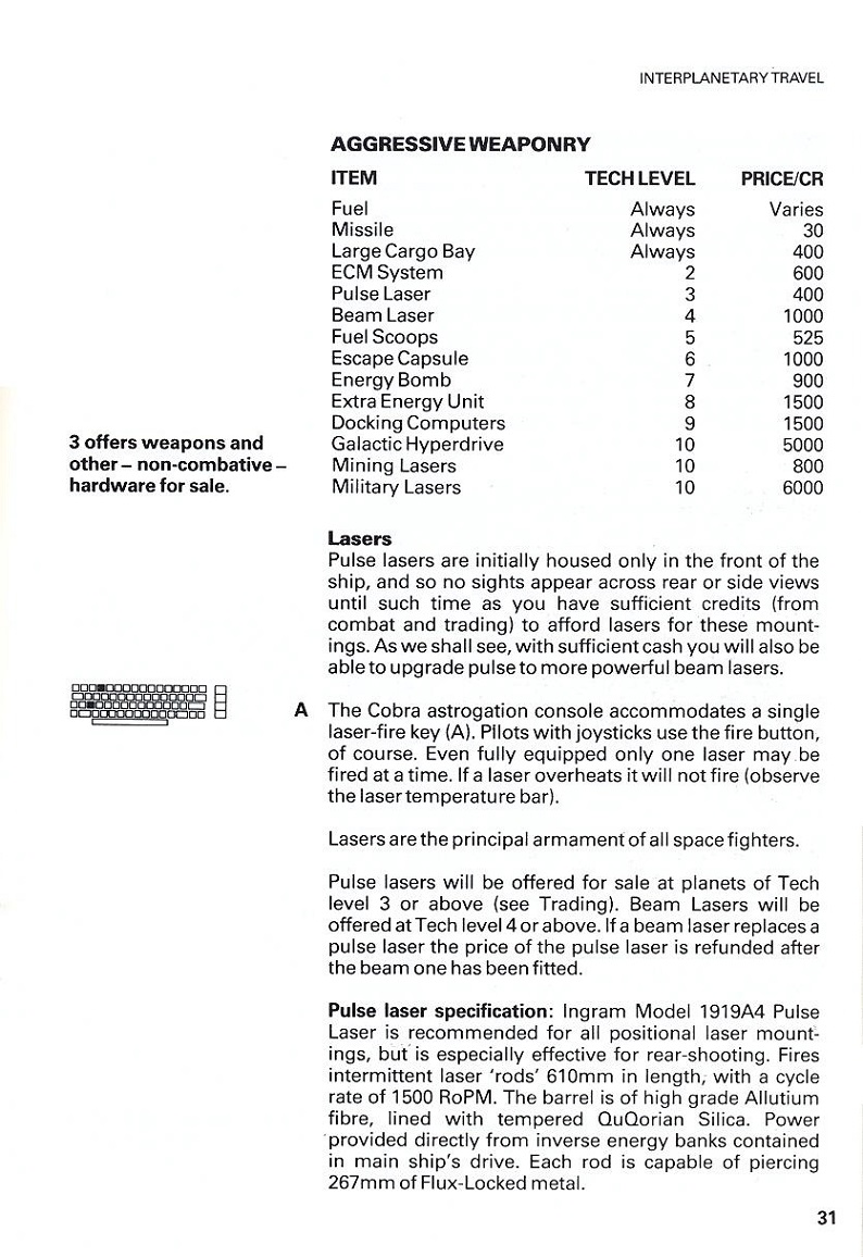 Elite Space Traders Flight Training Manual page 31