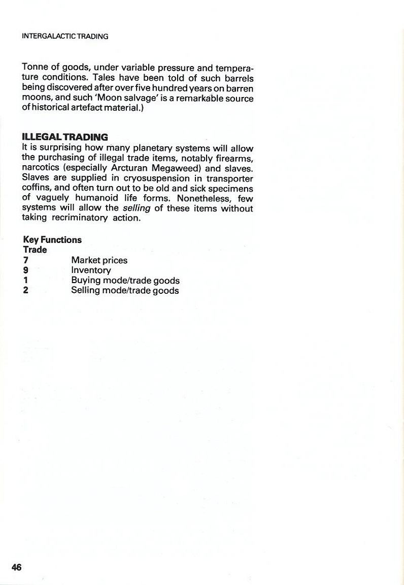 Elite Space Traders Flight Training Manual page 46