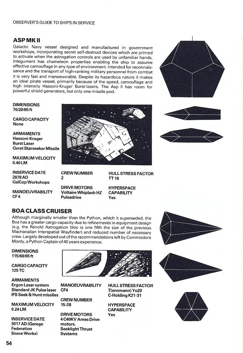 Elite Space Traders Flight Training Manual page 54