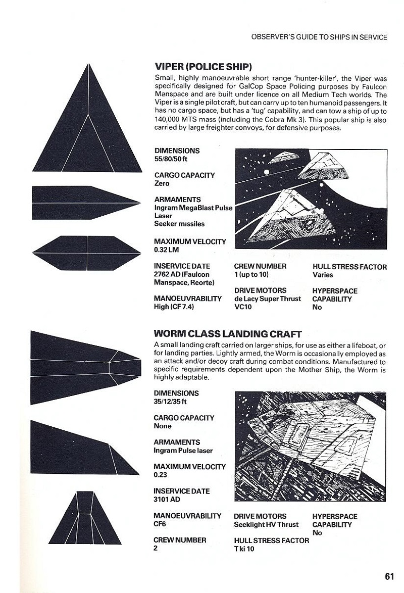 Elite Space Traders Flight Training Manual page 61