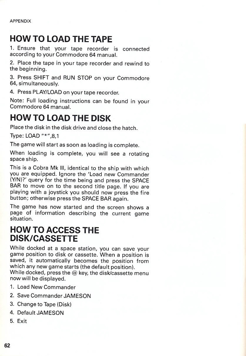 Elite Space Traders Flight Training Manual page 62