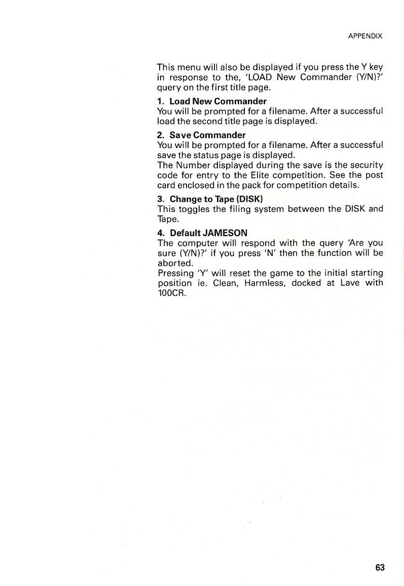 Elite Space Traders Flight Training Manual page 63