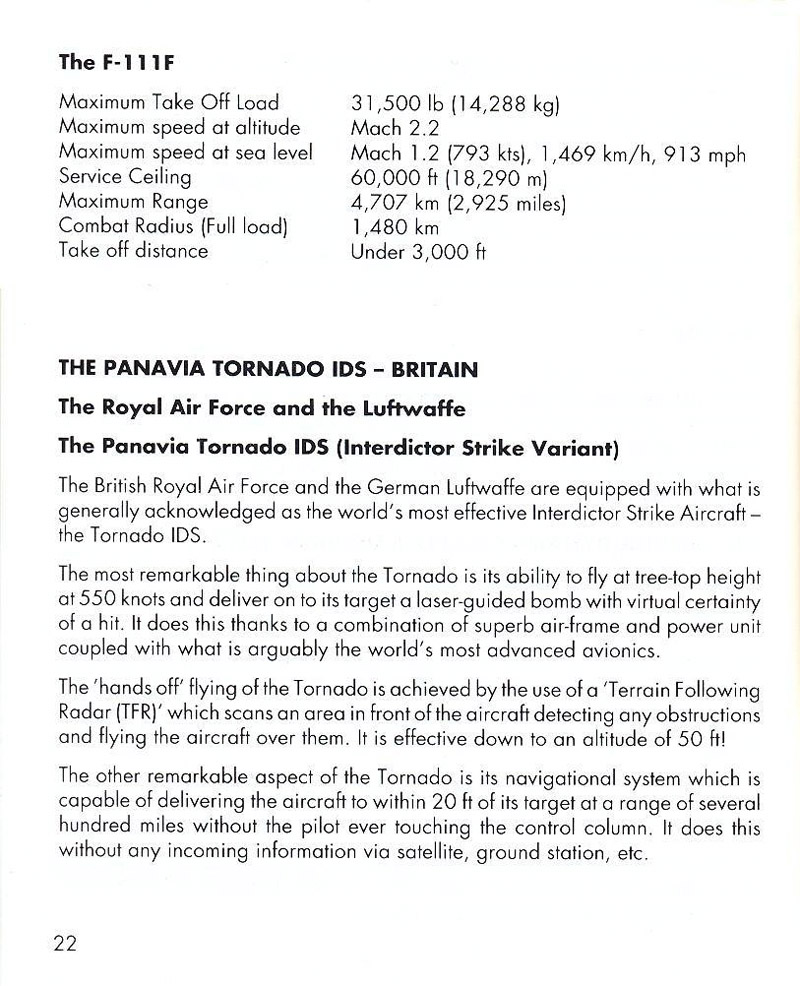 Fighter Bomber manual page 22