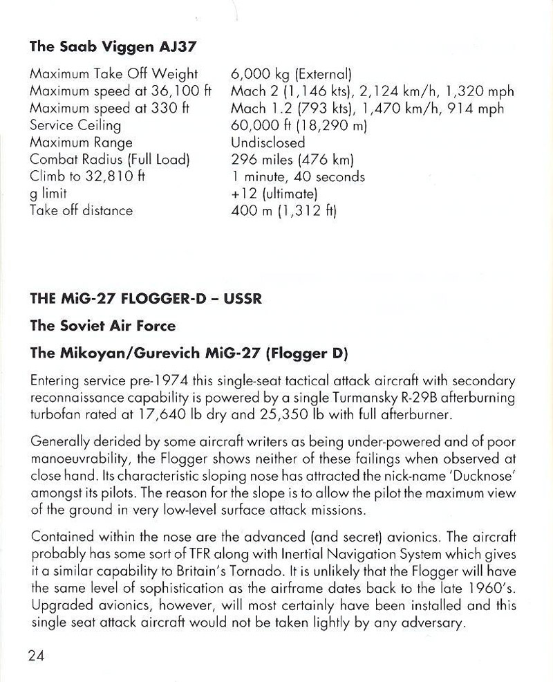 Fighter Bomber manual page 24