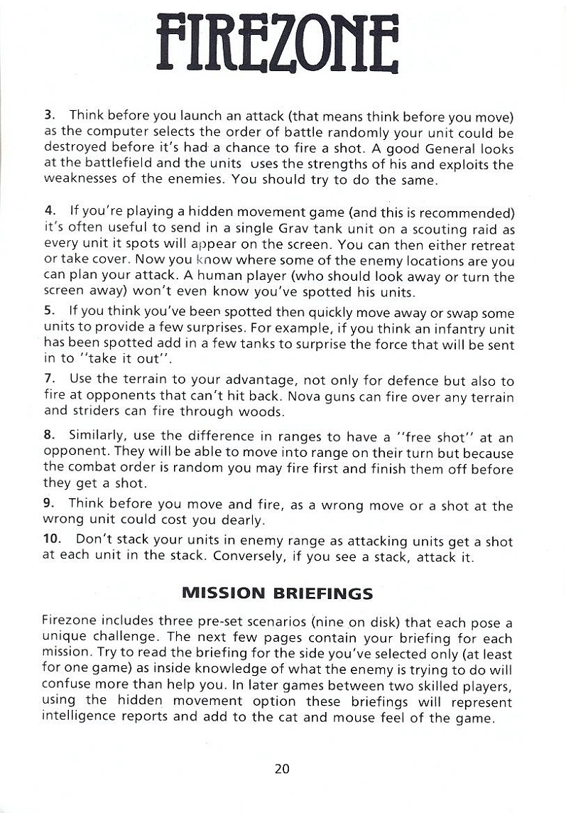 FireZone The Players Guide page 20