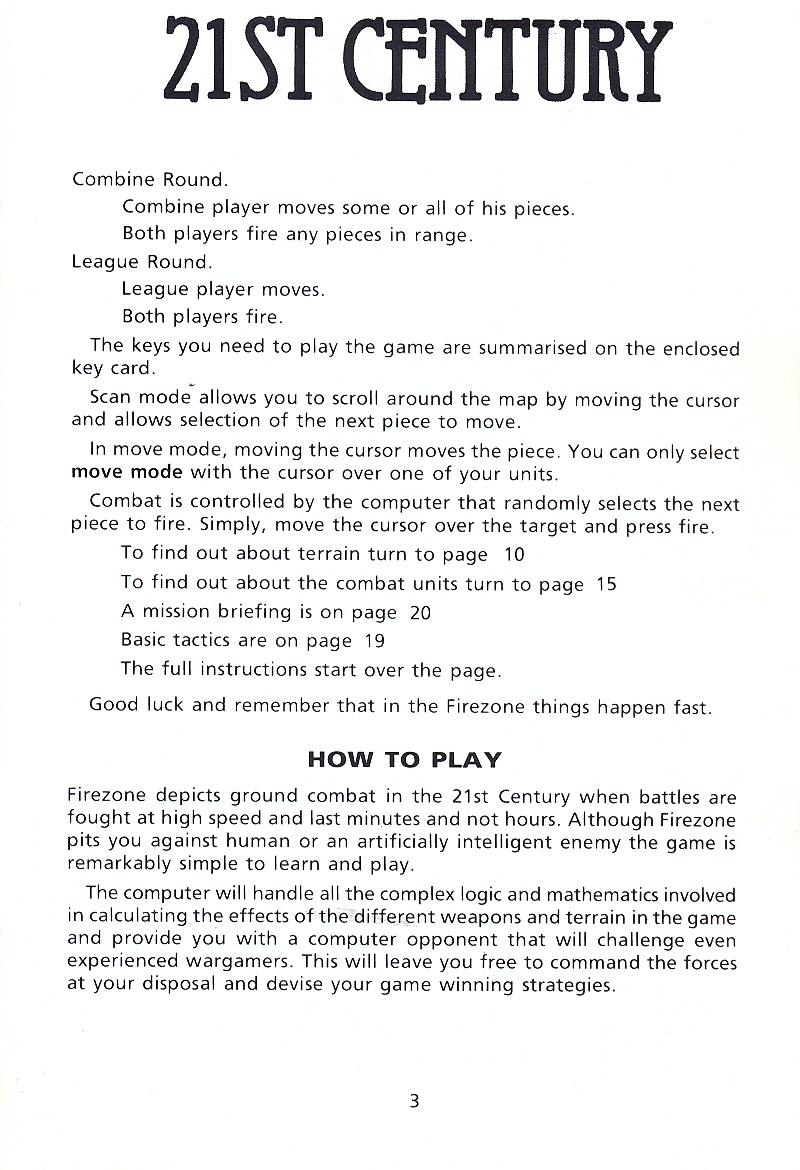 FireZone The Players Guide page 3