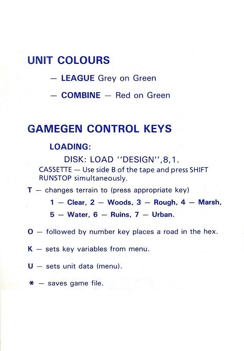 FireZone quick key guide back