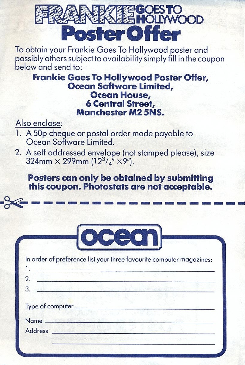 Frankie Goes To Hollywood leaflet page 2