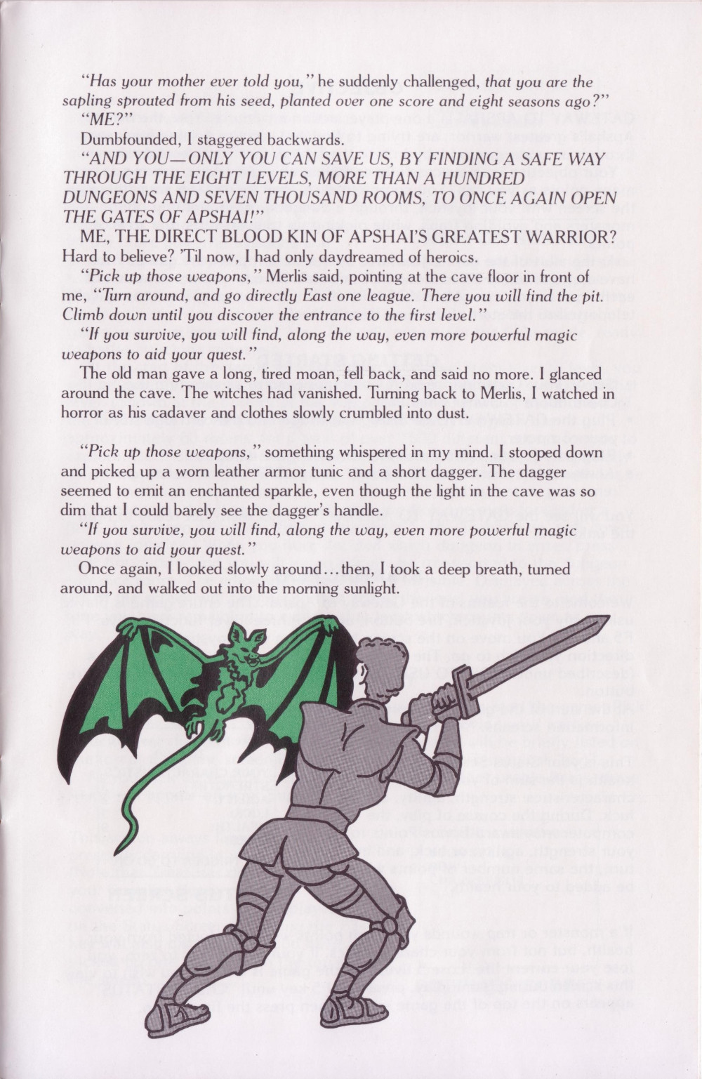 Gateway to Apshai manual page 3