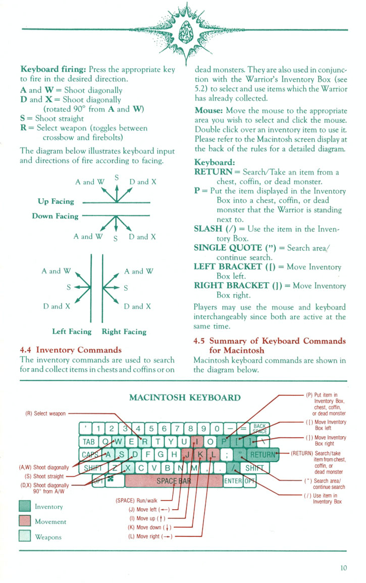 Gemstone Warrior manual page 10