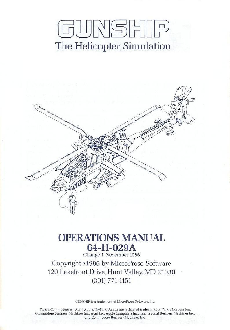 Gunship manual page 1