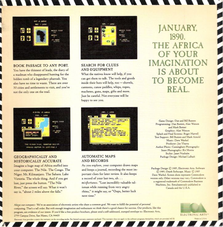 Heart of Africa Back Cover 