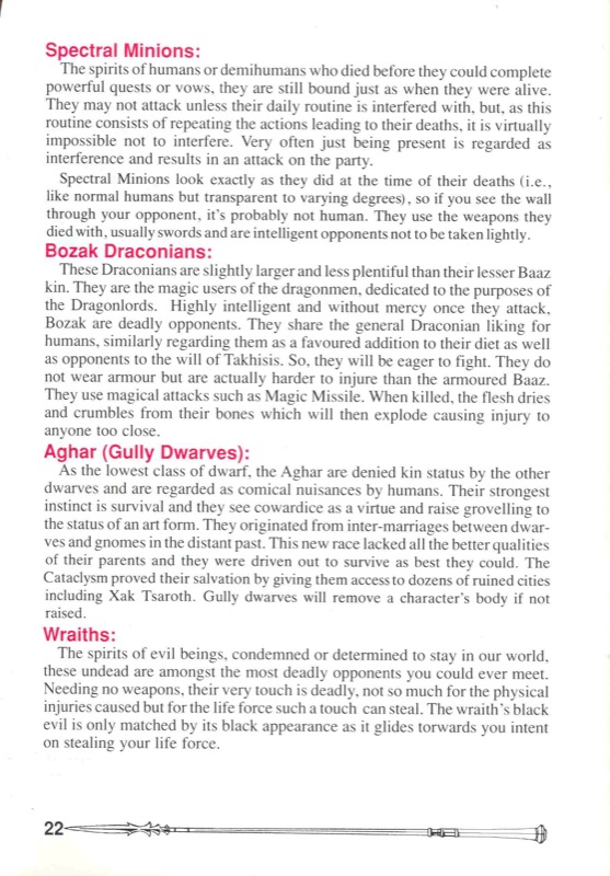 Heroes of the Lance Manual Page 22 