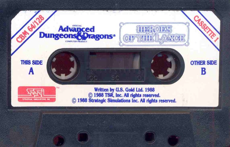 Heroes of the Lance Cassette 1 