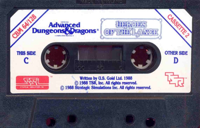 Heroes of the Lance Cassette 2 